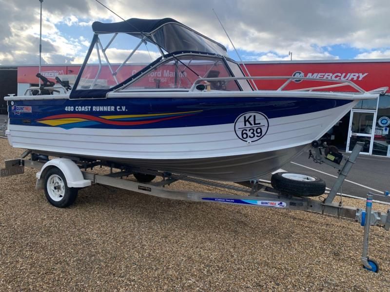 Image for QUINTREX 480 COAST RUNNER RUNABOUT 0
