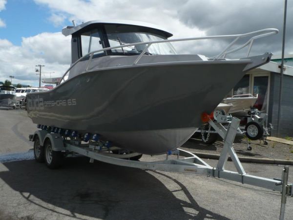 6.5m CUDA Offshore Plate Boat Enclosed Top image