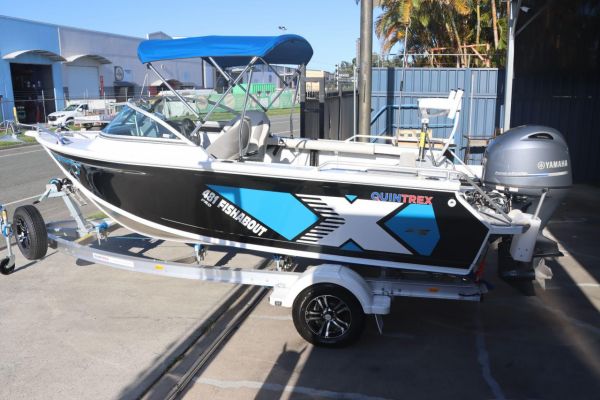 Quintrex 481 Fishabout + Yamaha F75hp 4-Stroke - PRO Pack for sale online prices image