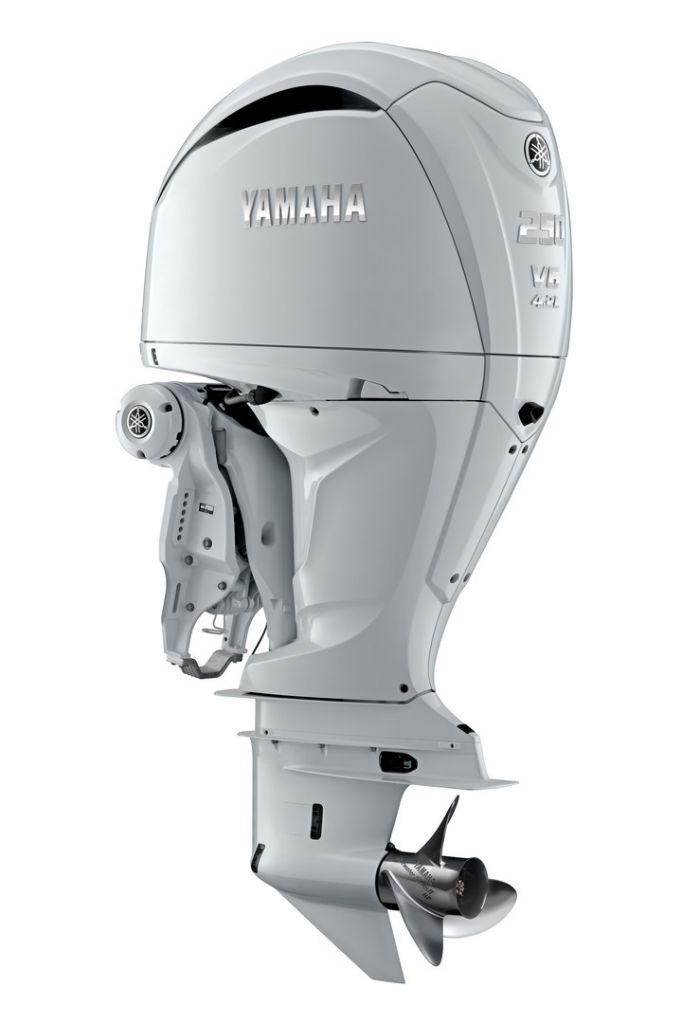 Image for F250XSB2 DES(Digital Electric Steering) Pearlescent White Yamaha 4 Stroke 250hp Extra-Long Shaft EFI OUTBOARD FOR SALE 0