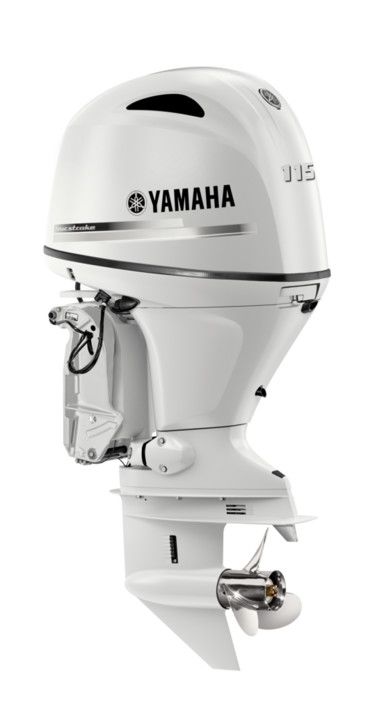 Image for F115LB2 Yamaha Pearlescent White 4 Stroke 115hp Long Shaft EFI OUTBOARD FOR SALE 0