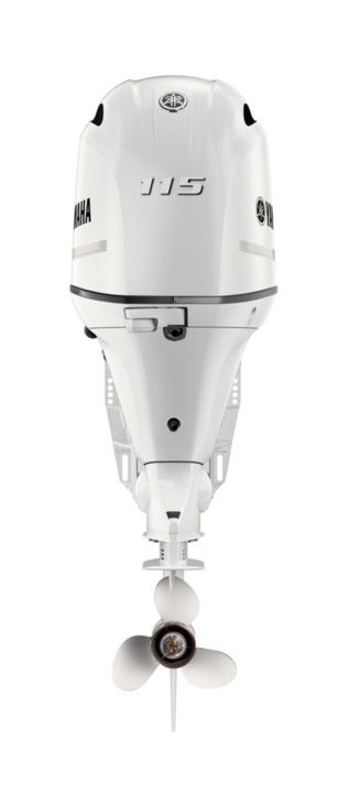 Image for F115LB2 Yamaha Pearlescent White 4 Stroke 115hp Long Shaft EFI OUTBOARD FOR SALE 5