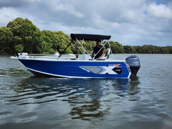 Quintrex 610 Territroy Legend + Yamaha F150HP 4-Stroke - Pack 2 for sale online prices image