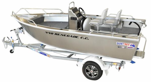 Quintrex 440 Renegade CC(Centre Console)+ Yamaha F60hp 4-Stroke - Pack 1 for sale online prices image