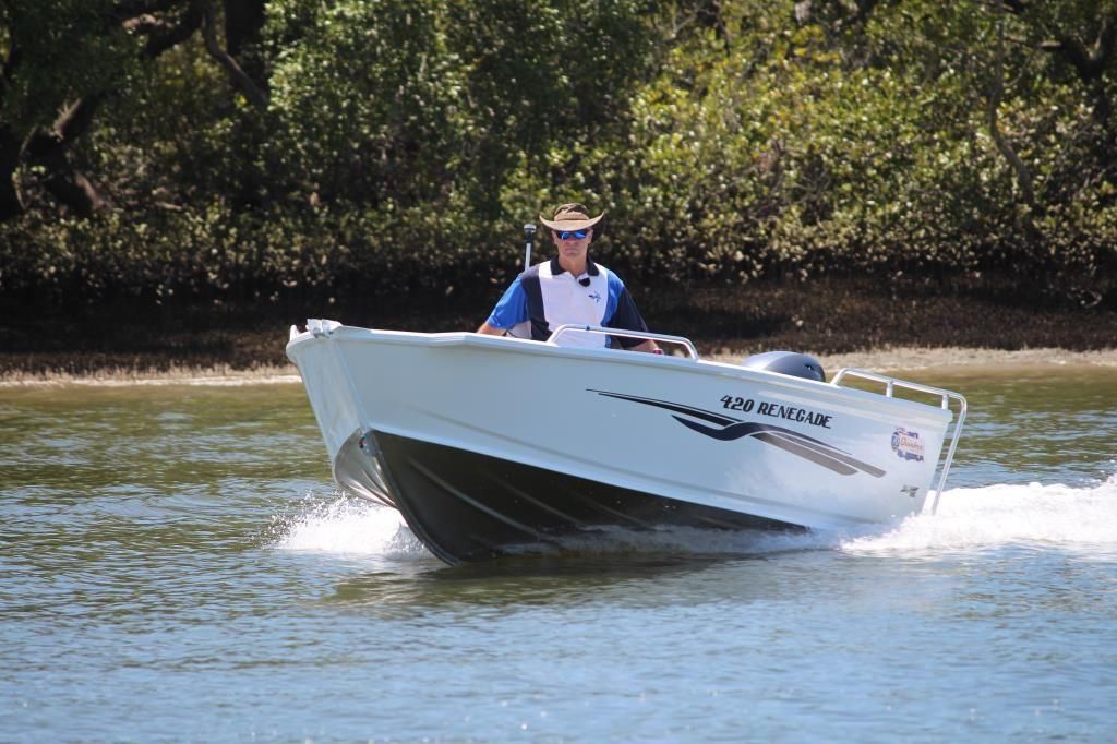 Image for Quintrex 420 Renegade TS(Tiller Steer) + Yamaha F50hp 4-Stroke - Pack 4 for sale online prices 1
