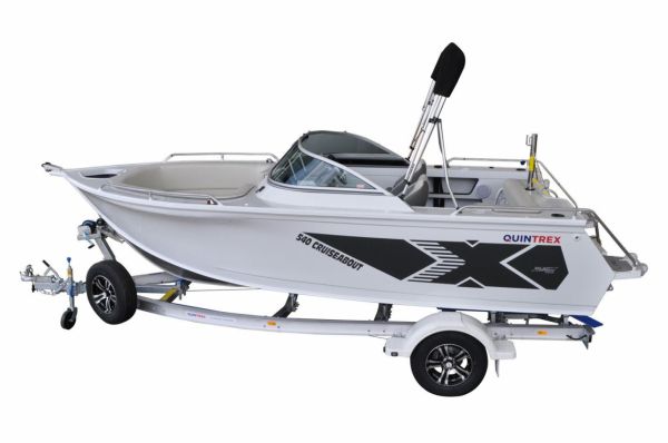 Quintrex 540 Cruiseabout + Yamaha F130hp 4-Stroke - Pack 3 for sale online prices image
