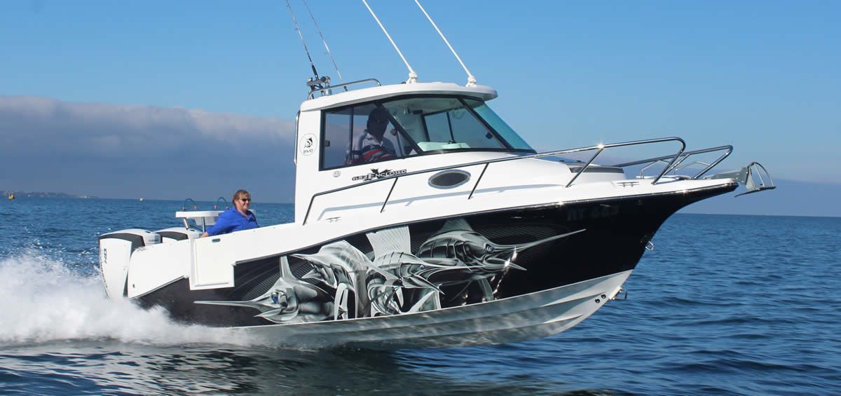 Image for NEW 2024 EVOLUTION  ENCLOSED WITH 250HP YAMAHA FOURSTROKE FOR SALE 0