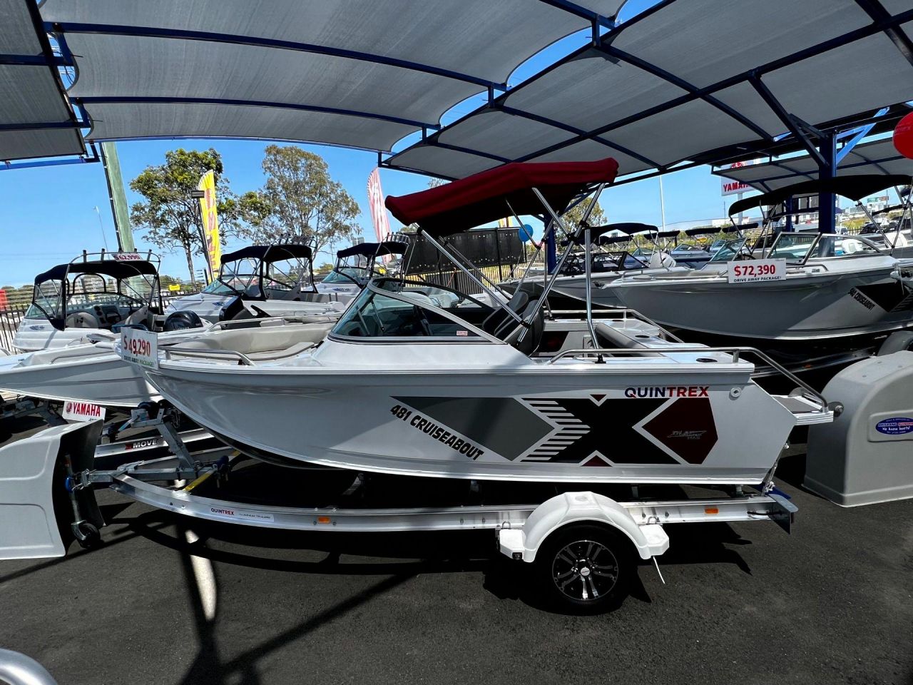 Image for Quintrex 481 Cruiseabout + Yamaha F70hp 4-Stroke - STOCK BOAT for sale online prices 0