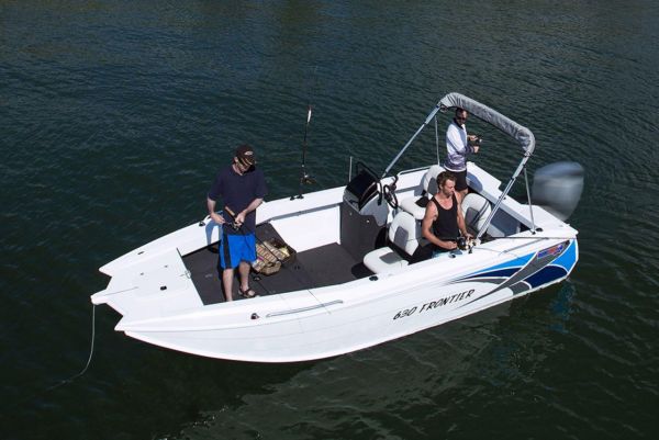 Quintrex 630 Frontier SC + Yamaha F150hp 4-Stroke - Pack 1 for sale online prices image