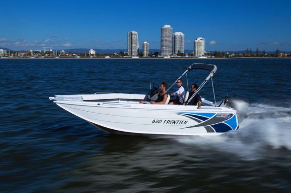 Quintrex 630 Frontier SC + Yamaha F150hp 4-Stroke - Pack 1 for sale online prices image
