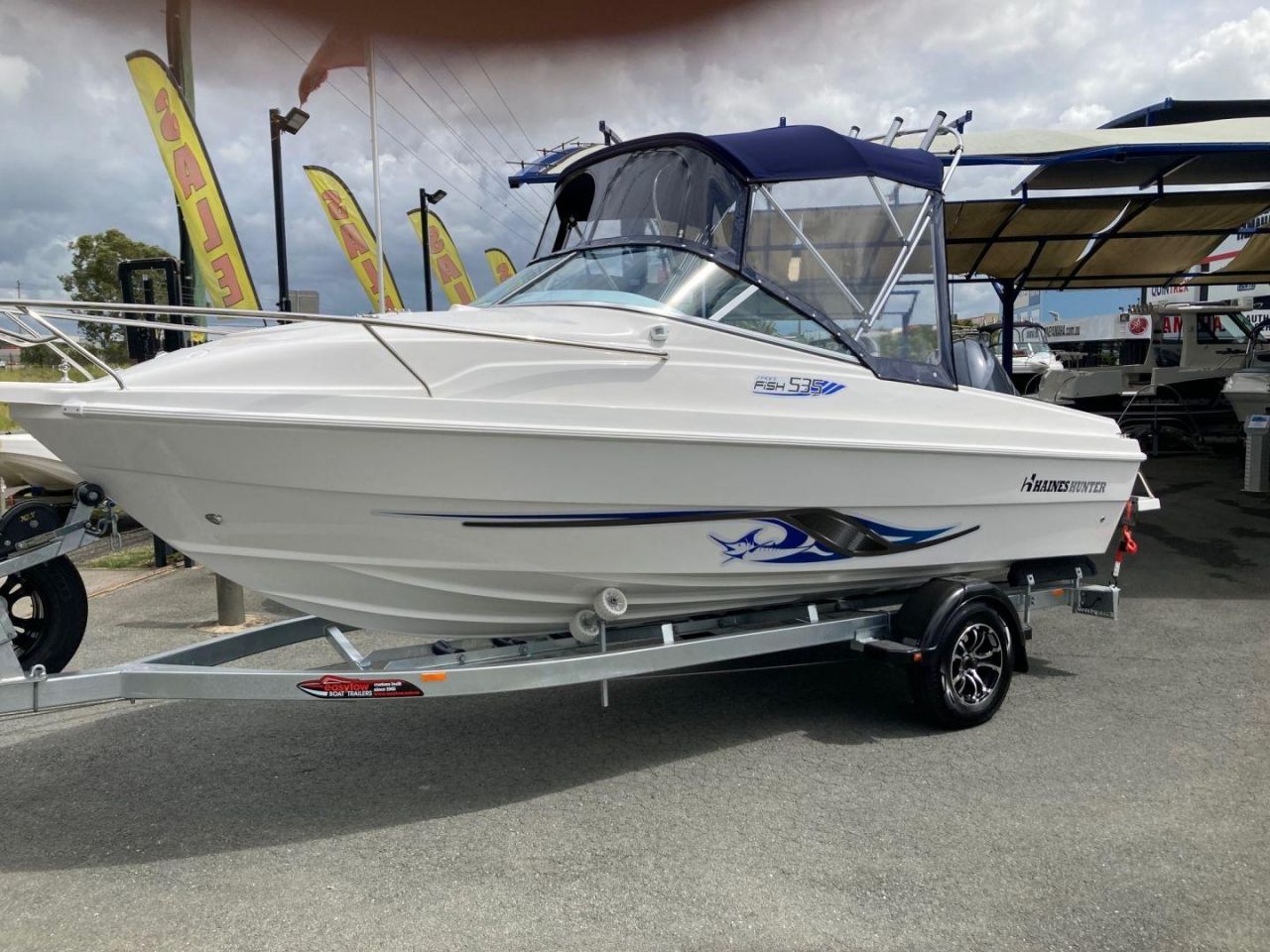 Image for Haines Hunter 535 Sport Fish + Yamaha F130hp 4-Stroke - Stock boat available now! 1