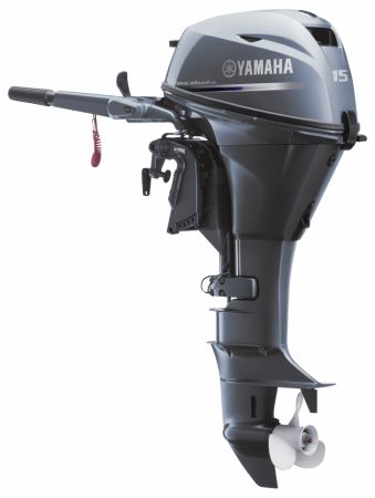 F15SEHA Yamaha 4 Stroke 15hp Short Shaft, Electric Start PORTABLE OUTBOARD FOR SALE image