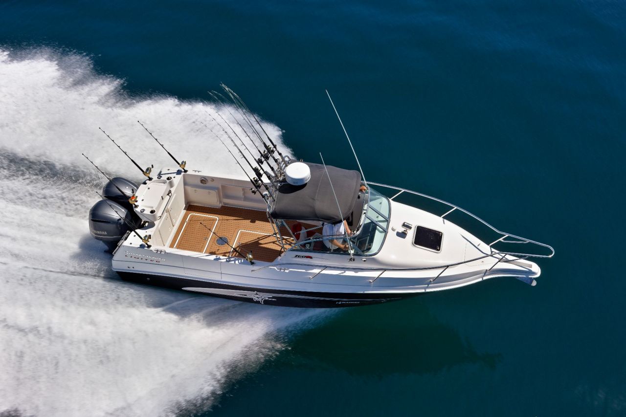 Image for Haines Hunter 760 R-Series + Yamaha F300UCB 4-Strokes Pack 1 for sale online prices 1