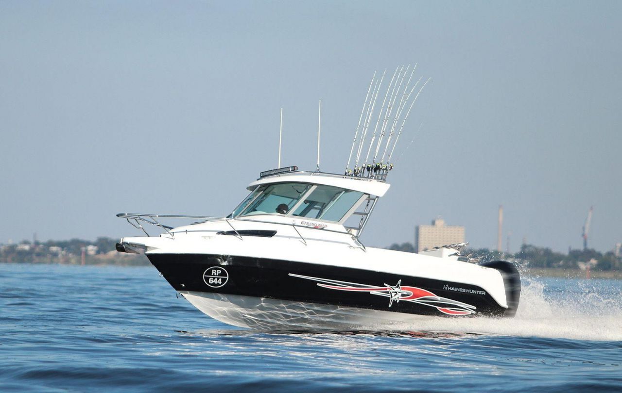 Image for Haines Hunter 675 Offshore Hard Top Enclosed Cab + Yamaha F250HP 4-Stroke for sale online prices 0