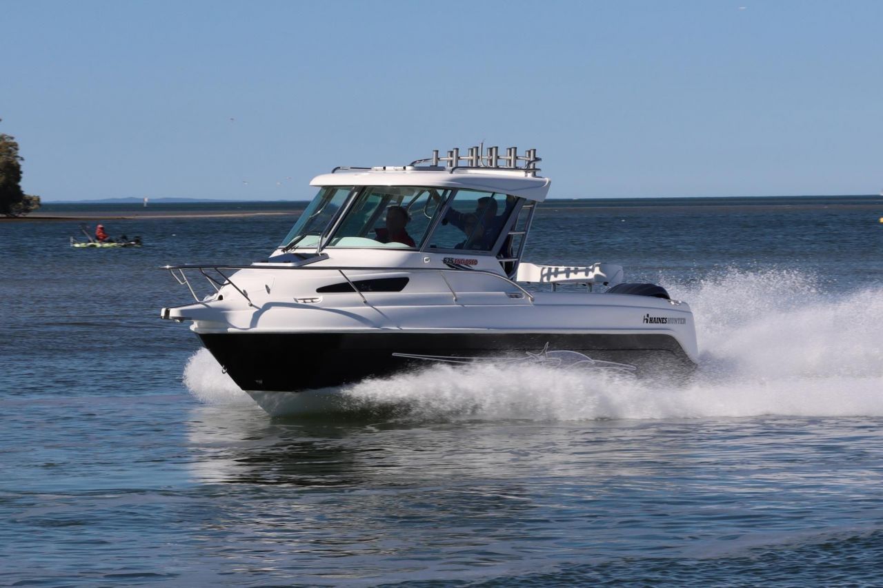 Image for Haines Hunter 675 Offshore Hard Top Enclosed Cab + Yamaha F250HP 4-Stroke for sale online prices 18