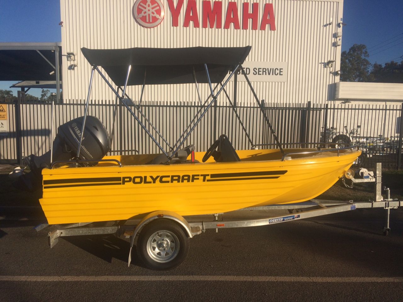 Image for Polycraft 410 Challenger Side Console Our Pack 4 Powered by the Yamaha F50 0