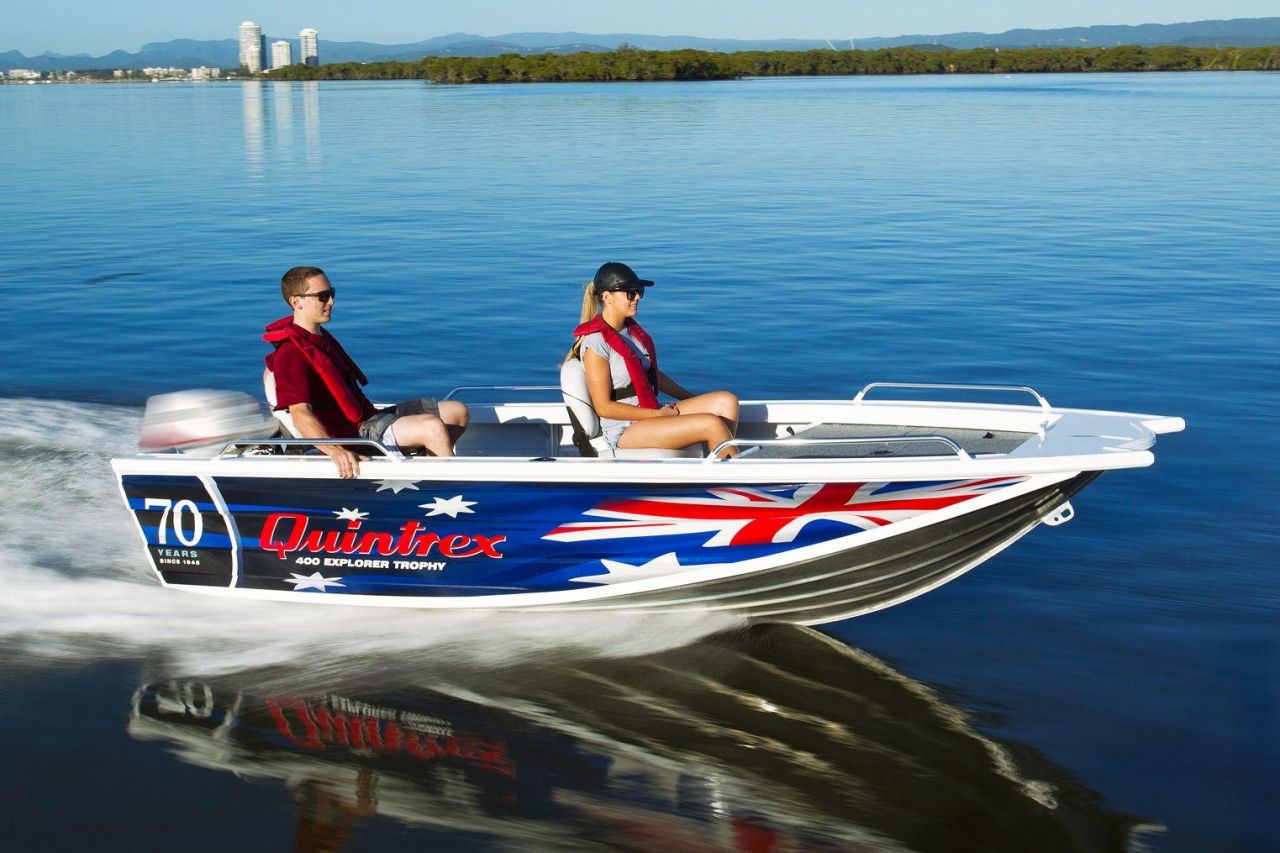 Image for Quintrex F400 Explorer Trophy + Yamaha F40LA 4-Stroke - Pack 1 for sale online prices 0
