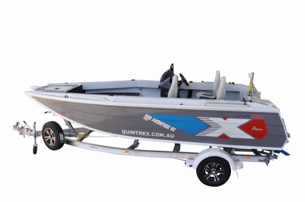 Quintrex 550 Frontier PRO + Yamaha F130hp 4-Stroke - PRO Pack for sale online prices image