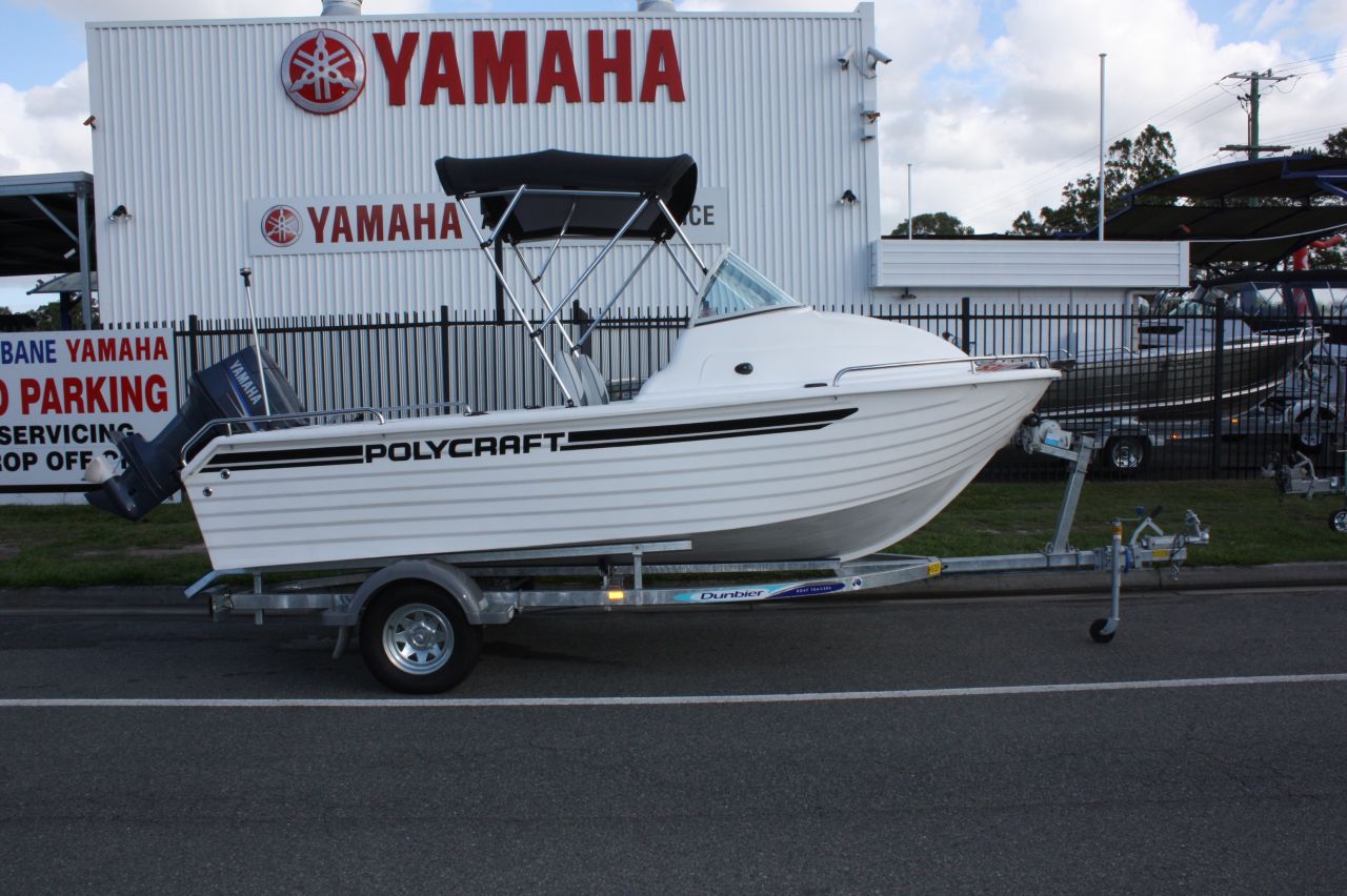 Image for New Polycraft 480 Cuddy Cab  Pack 3 Powered by the F75 Yamaha 1