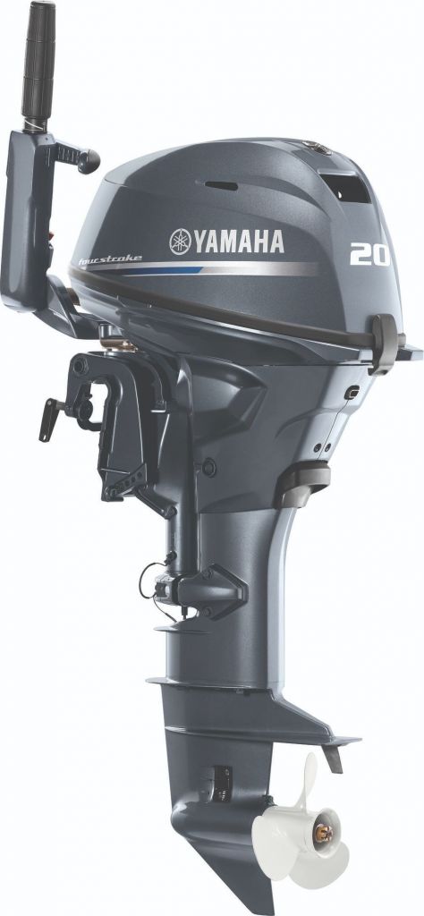 Image for F20SMHB Yamaha 4 Stroke 20hp Short Shaft, Manual Start, Mechanical Trim & Tilt System, Fuel Injection, Tiller Handle PORTABLE OUTBOARD FOR SALE 0