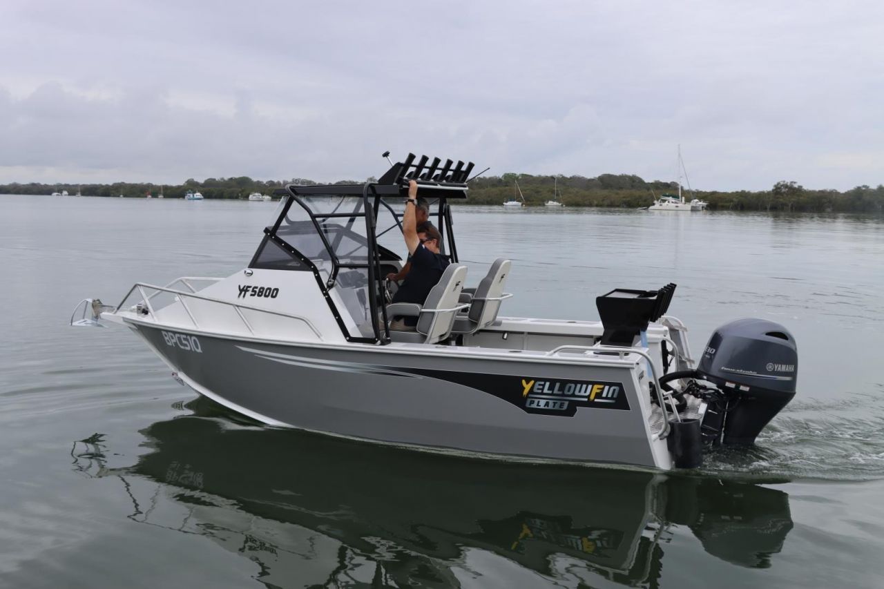 Image for This New 5800 Yellowfin Folding Hard Top has most of what you would need our Pack 4 1