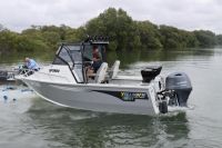Image for This New 5800 Yellowfin Folding Hard Top has most of what you would need our Pack 4 2