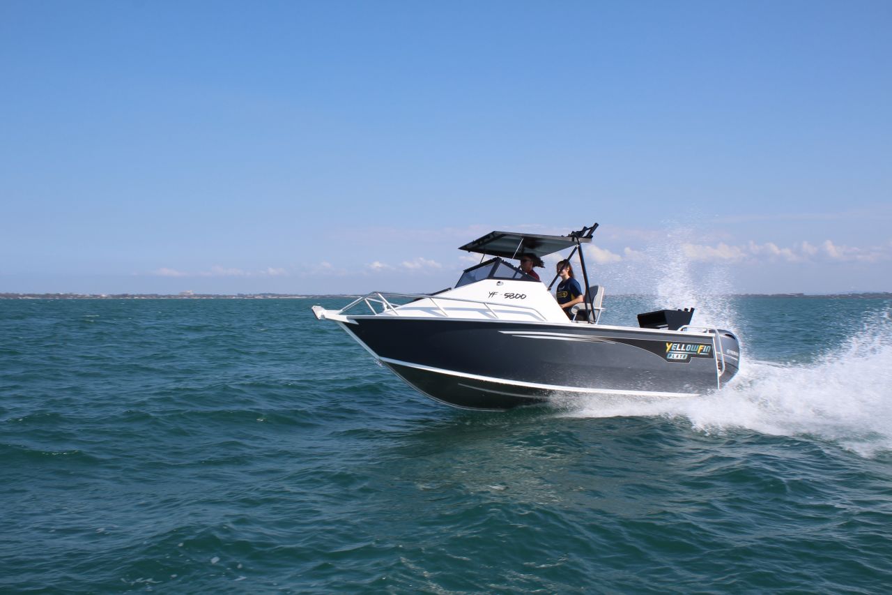 Image for This New 5800 Yellowfin Folding Hard Top is a great place to start our Pack 2 1