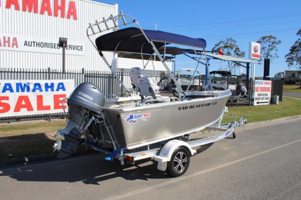 Quintrex 440 Renegade CC(Centre Console) + Yamaha F60hp 4-Stroke - Pack 3 for sale online prices image