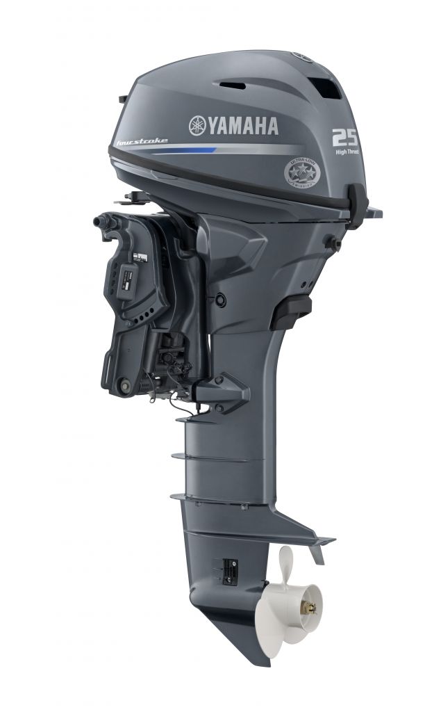 Image for T25LWTC Yamaha 4 Stroke 25hp Long Shaft HIGH THRUST, Electric Start, Power Trim & Tilt System, Tiller Handle or  Forward Control OUTBOARD FOR SALE 0