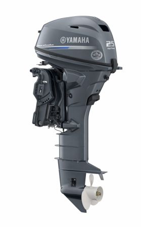 T25LWTC Yamaha 4 Stroke 25hp Long Shaft HIGH THRUST, Electric Start, Power Trim & Tilt System, Tiller Handle or  Forward Control OUTBOARD FOR SALE image