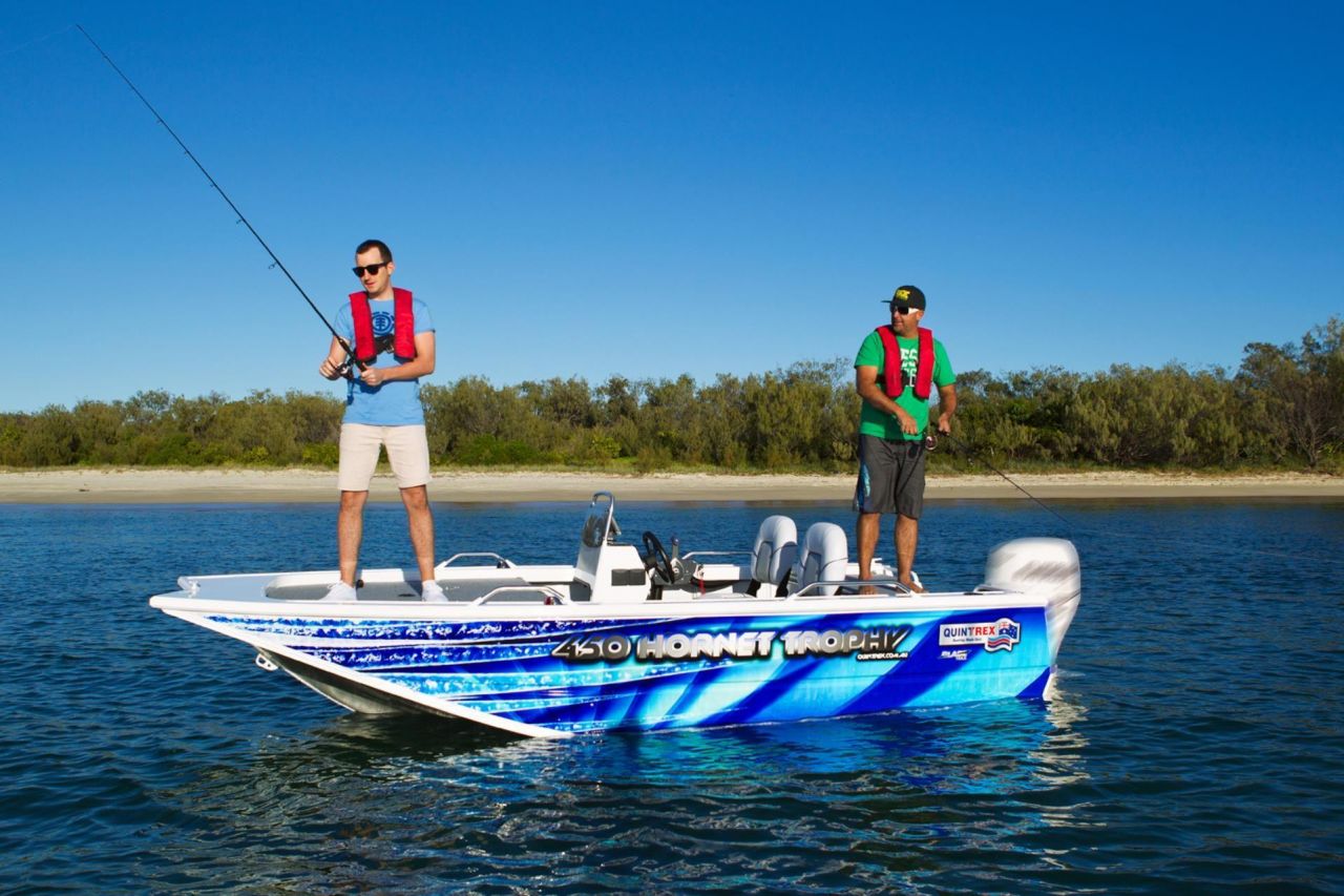 Image for Quintrex 450 Hornet fitted with the Yamaha F70 EFI 4 Stroke 0