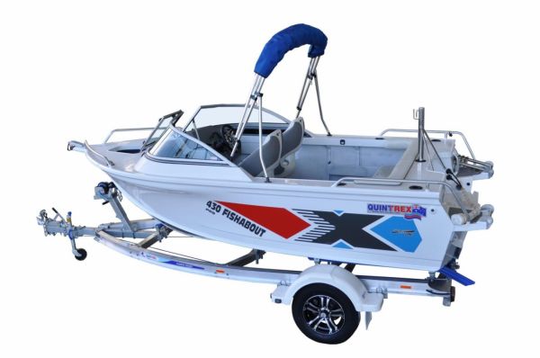 Quintrex 430 Fishabout PRO + Yamaha F60hp 4-Stroke - PRO Pack for sale online prices image
