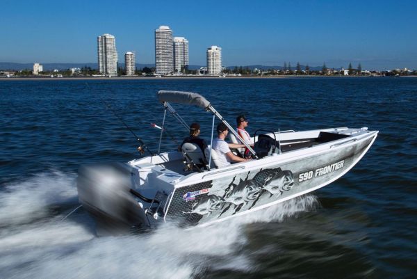 Quintrex 590 Frontier SC + Yamaha F150hp 4-Stroke - Pack 3 for sale online prices image