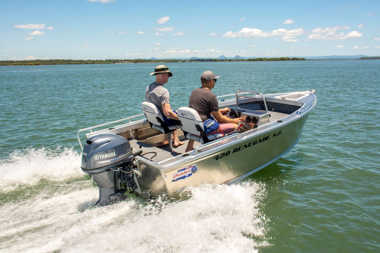 Image for Quintrex 420 Renegade SC(Side Console) + Yamaha F50hp 4-Stroke - Pack 2 for sale online prices 0