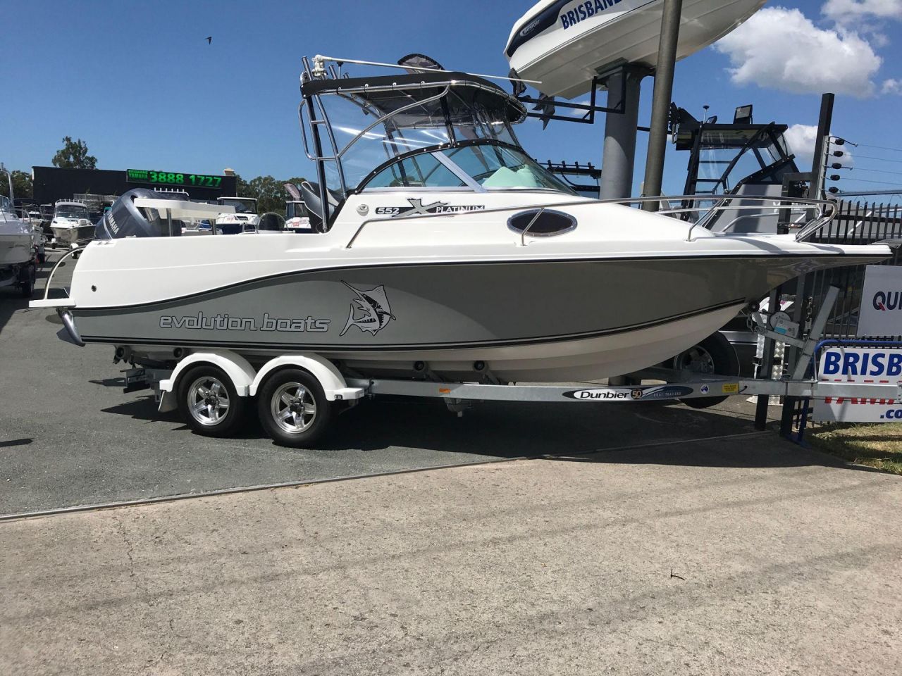 Image for NEW 2024 EVOLUTION 552 PLATINUM FITTED WITH A YAMAHA F150 FOURSTROKE 0
