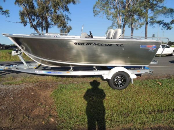 Quintrex 460 Renegade SC(Side Console) + Yamaha F75hp 4-Stroke - Pack 3 for sale online prices image