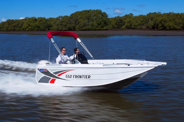 Quintrex 550 Frontier + Yamaha F115hp 4-Stroke - Pack 2 for sale online prices image