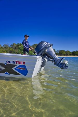 Quintrex 350 Explorer PRO + Yamaha F15hp 4-Stroke - PRO Pack for sale online prices image