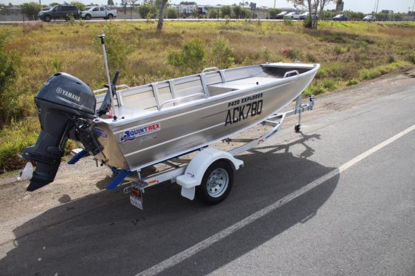 Quitrex F420 Explorer Side Console + Yamaha  F40hp 4-Stroke - Pack 3 for sale online prices image