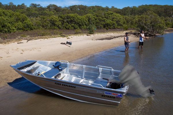 Quintrex F390 Outback Explorer + Yamaha F25hp 4-Stroke - Pack 3 for sale online prices image
