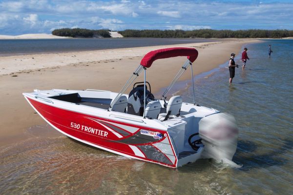 Quintrex 530 Frontier SC + Yamaha F115hp 4-Stroke - Pack 1 for sale online prices image