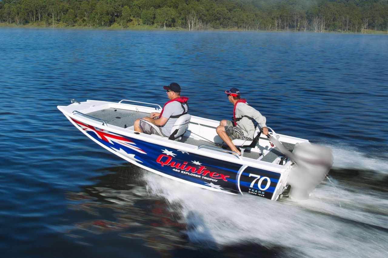 Image for Quintrex F420 Explorer Trophy + Yamaha F40hp 4-Stroke - Pack 1 for sale online prices 1