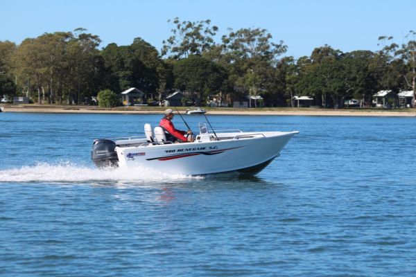 Quintrex 460 Renegade PRO SC(Side Console) + Yamaha F75hp 4-Stroke - PRO Pack for sale online prices image