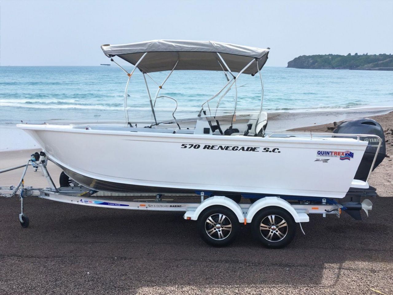 Image for Quintrex 570 Renegade PRO SC(Side Console) + Yamaha F130hp 4-Stroke - PRO Pack for sale online prices 0