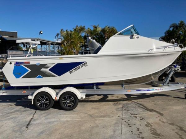 Quintrex 590 Ocean Spirit PRO + Yamaha F150hp 4-Stroke - PRO Pack for sale online prices image