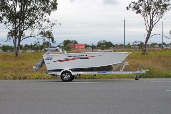 Quintrex 460 Renegade PRO TS(Tiller Steer) + Yamaha F75hp 4-Stroke - PRO Pack for sale online prices image