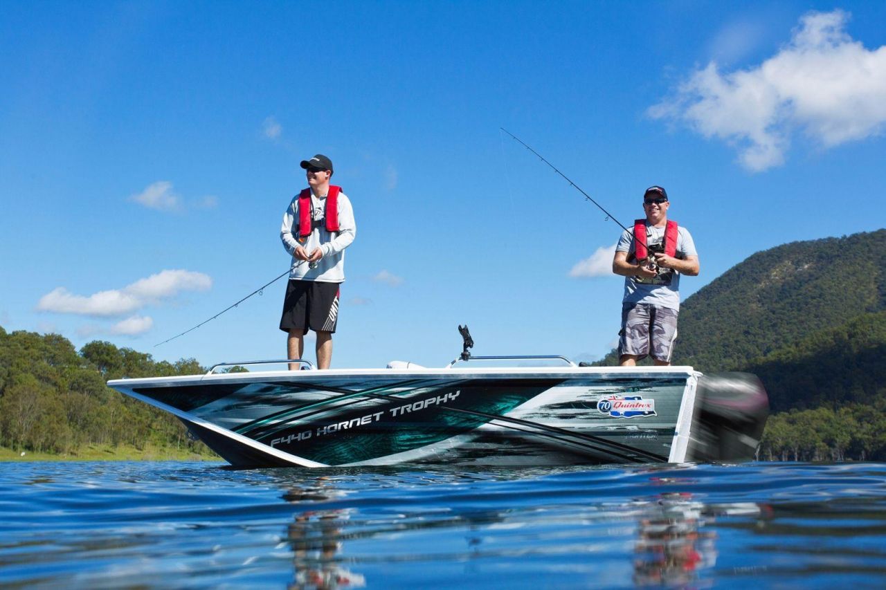 Image for Quintrex 440 Hornet Trophy + Yamaha F60hp 4-Stroke - Pack 2 for sale online prices 1