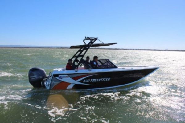 Quintrex 630 Freestyler + Yamaha F200hp 4-Stroke - Wake Tower Pack  for sale online prices image