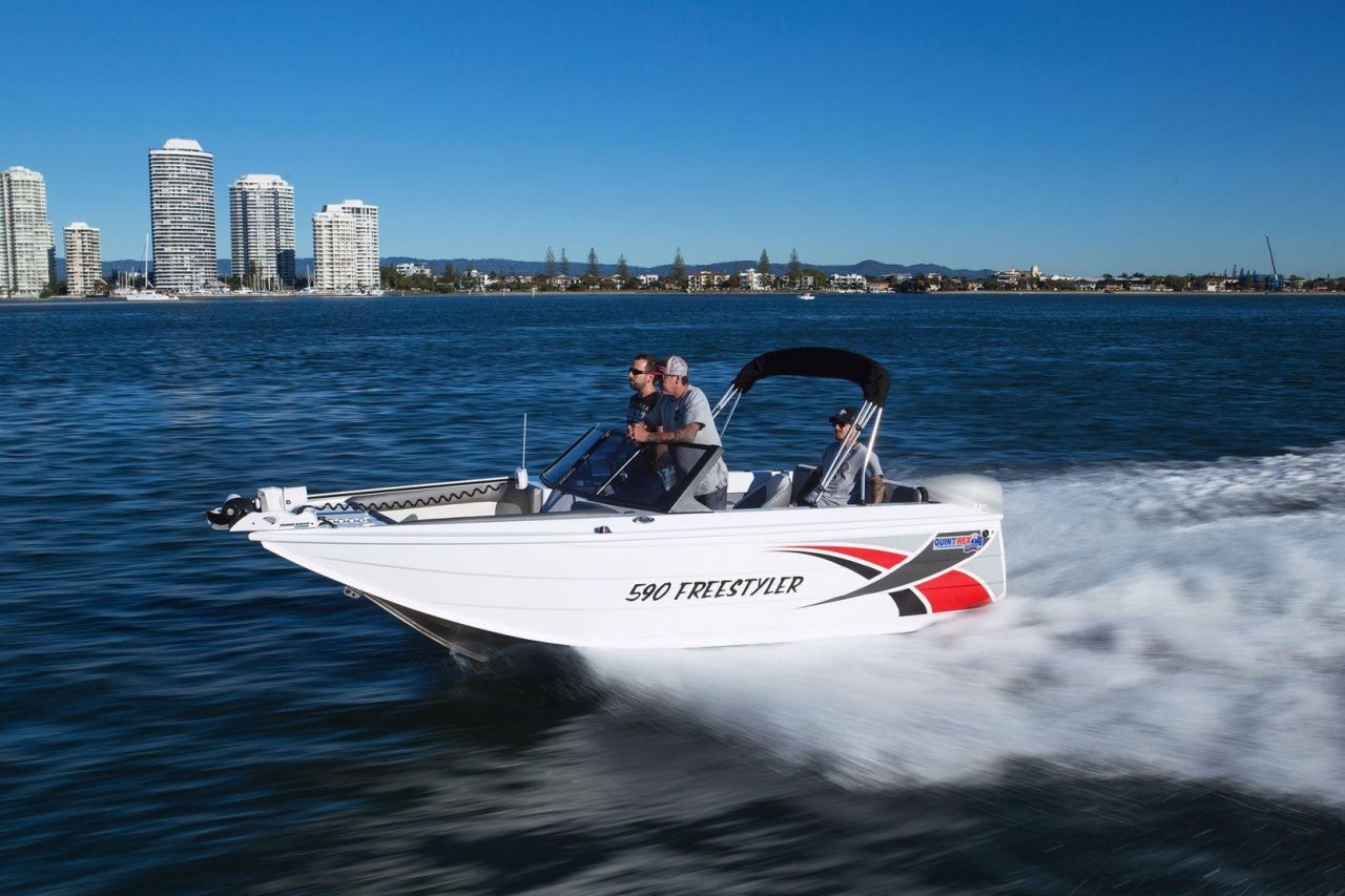 Image for Quintrex 590 Freestyler + Yamaha F130hp 4-Stroke - Pack 1 for sale online prices 1