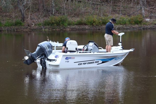 Quintrex 430 Top Ender PRO + F60hp 4-Stroke - PRO Pack for sale online prices image